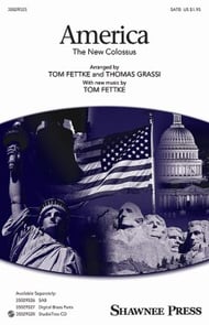 cover America SATB choral sheet music cover